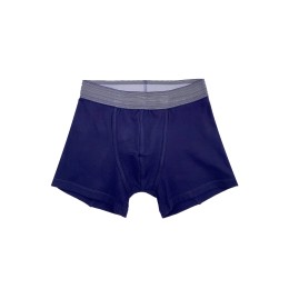 訂製男士四角褲內褲    設計橡皮筋褲頭    寶藍色    內褲生產商   UW035 訂製男士四角褲內褲    設計橡皮筋褲頭    寶藍色    內褲生產商   UW035